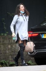 KATYA JONES Out and About in London 08/04/2021