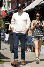KAYA SCODELARIO and Benjamin Walker Out in London 08/10/2021