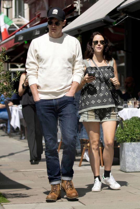KAYA SCODELARIO and Benjamin Walker Out in London 08/10/2021