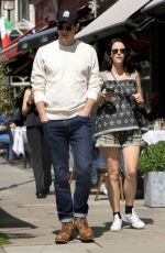 KAYA SCODELARIO Leaves a Restaurant in London 08/10/2021