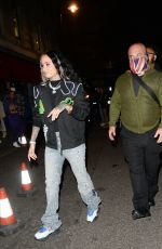 KEHLANI Night Out in London 08/26/2021