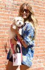 KELLY BENSIMON Out with Her Dog in New York 08/25/2021
