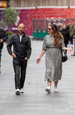 KELLY BROOK Leaves Global Radio in London 08/23/2021