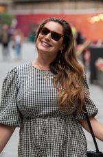 KELLY BROOK Leaves Global Radio in London 08/23/2021