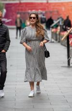 KELLY BROOK Leaves Global Radio in London 08/23/2021