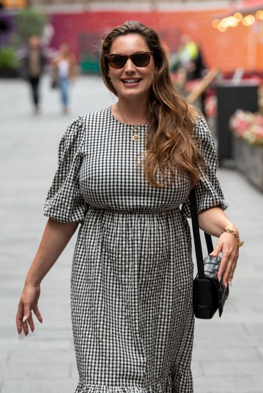 KELLY BROOK Leaves Global Radio in London 08/23/2021
