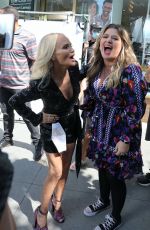 KELLY CLARKSON and KRISTIN CHENOWETH on the Set of a Music Video for Season Premiere of Kelly Clarkson Show 08/24/2021
