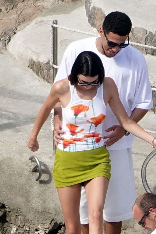 KENDALL JENNER and Devin Booker Out in Salerno 08/25/2021