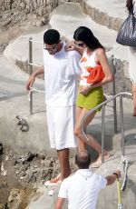 KENDALL JENNER and Devin Booker Out in Salerno 08/25/2021