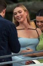 KENDALL JENNER and KARLIE KLOSS at a Party in Hamptons 08/18/2021