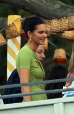 KENDALL JENNER and KARLIE KLOSS at a Party in Hamptons 08/18/2021