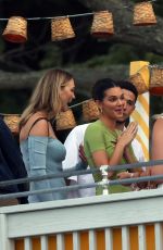 KENDALL JENNER and KARLIE KLOSS at a Party in Hamptons 08/18/2021