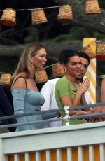 KENDALL JENNER and KARLIE KLOSS at a Party in Hamptons 08/18/2021