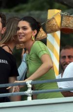 KENDALL JENNER and KARLIE KLOSS at a Party in Hamptons 08/18/2021