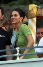 KENDALL JENNER and KARLIE KLOSS at a Party in Hamptons 08/18/2021