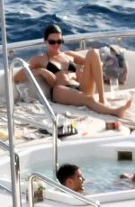 KENDALL JENNER in Bikini at a Yacht in Positano 08/28/2021
