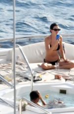 KENDALL JENNER in Bikini at a Yacht in Positano 08/28/2021
