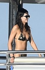KENDALL JENNER in Bikini at a Yacht in Sardinia 08/20/2021