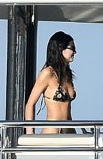KENDALL JENNER in Bikini at a Yacht in Sardinia 08/20/2021