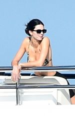 KENDALL JENNER in Bikini at a Yacht in Sardinia 08/20/2021