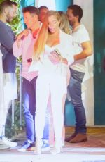 KENDRA WILKINSON and Stephen Kotler at a Dinner Date in West Hollywood 08/16/2021