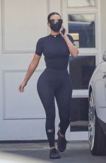 KIM KARDASHIAN at Epione Clinic in Beverly Hills 08/17/2021