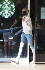 KIMBERLY STEWART Leaves Starbucks in Bel-Air 08/26/2021