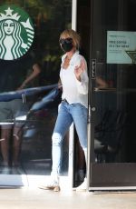 KIMBERLY STEWART Leaves Starbucks in Bel-Air 08/26/2021