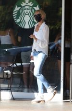 KIMBERLY STEWART Leaves Starbucks in Bel-Air 08/26/2021