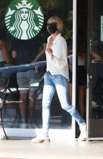 KIMBERLY STEWART Leaves Starbucks in Bel-Air 08/26/2021
