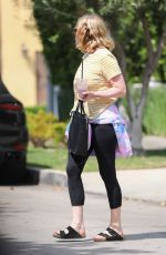 KIRSTEN DUNST Heading to Pilates Class in West Hollywood 08/25/2021
