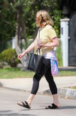 KIRSTEN DUNST Heading to Pilates Class in West Hollywood 08/25/2021