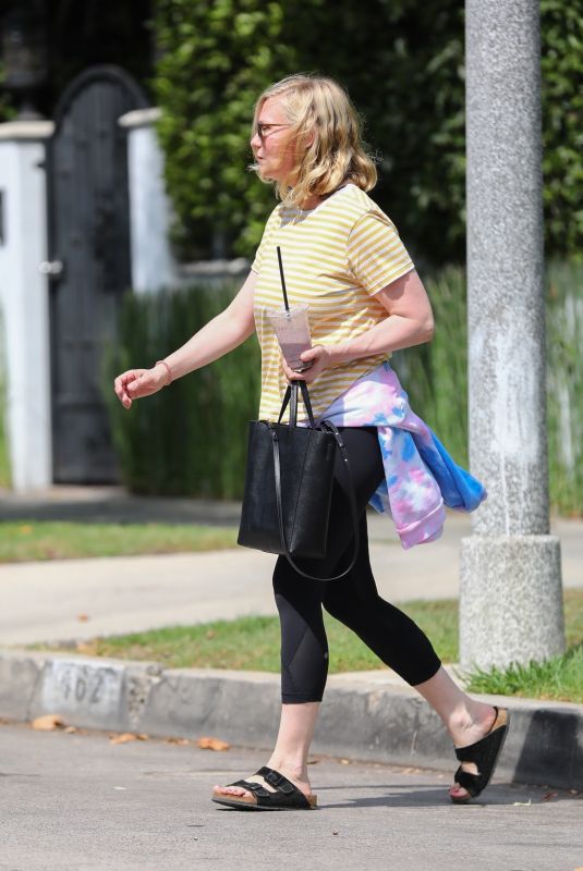 KIRSTEN DUNST Heading to Pilates Class in West Hollywood 08/25/2021
