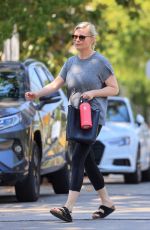 KIRSTEN DUNST Leaves Pilates Class In Los Angeles 08/23/2021