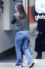 KIRSTY GALLACHER in Tight Denim Arrives at Smooth Radio in London 08/26/2021