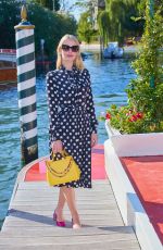 KITTY SPENCER Arrives at Hotel Excelsior in Venice 08/27/2021