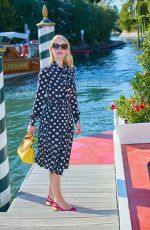 KITTY SPENCER Arrives at Hotel Excelsior in Venice 08/27/2021