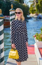 KITTY SPENCER Arrives at Hotel Excelsior in Venice 08/27/2021