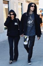 KOURTNEY KARDASHIAN and Travis Barker Arrives at Dolce & Gabbana Event in Venice 08/29/2021