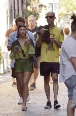 KOURTNEY KARDASHIAN and Travis Barker Out in Portofino 08/28/2021