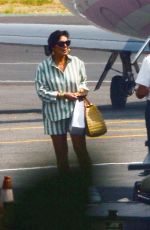 KRIS JENNER Arrives in Los Angeles from Cabo 08/16/2021