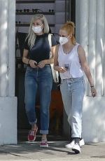 KRISTEN STEWART and DYLAN MEYER Shopping for Sunglasses in Los Feliz 08/26/2021