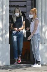 KRISTEN STEWART and DYLAN MEYER Shopping for Sunglasses in Los Feliz 08/26/2021