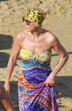 KRISTINA EDMUNDOWNA ORBAKAITE in Bikini at a Beach in Mykonos 08/12/2021