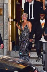 LADY GAGA and Michael Bearden Leaves Radio City Music Hall in New York 08/05/2021