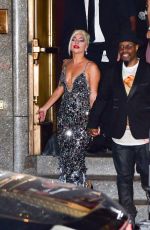 LADY GAGA and Michael Bearden Leaves Radio City Music Hall in New York 08/05/2021