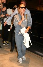 LADY GAGA Greets Fans at Her Hotel in New York 08/04/2021
