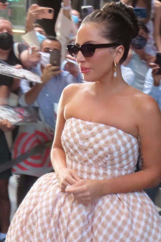 LADY GAGA Heading to Radio City in New York 08/05/2021