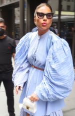 LADY GAGA Leaves Her Hotel in New York 08/04/2021