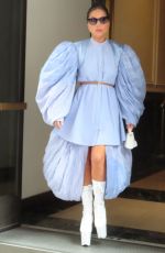 LADY GAGA Leaves Her Hotel in New York 08/04/2021